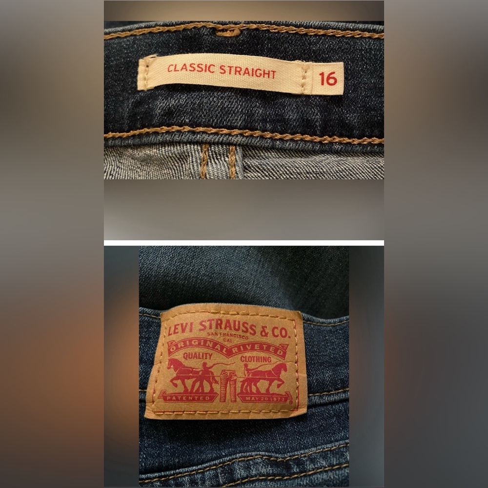 Levi’s Classic Straight Women’s Jeans-gently used-Size 16